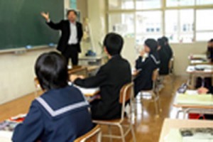 2009/9/29 中学校にてセミナーを行いました。